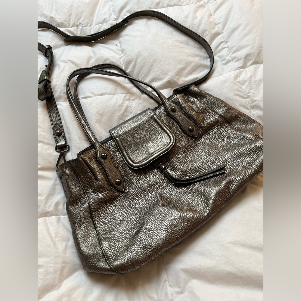 ANNABEL INGALL AUSTRALIA Camilla Tote Crossbody bag, metallic
